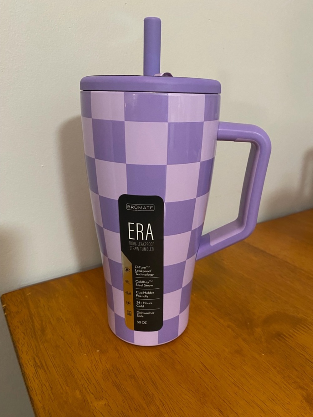 Brumate ERA 30oz Purple Checkered